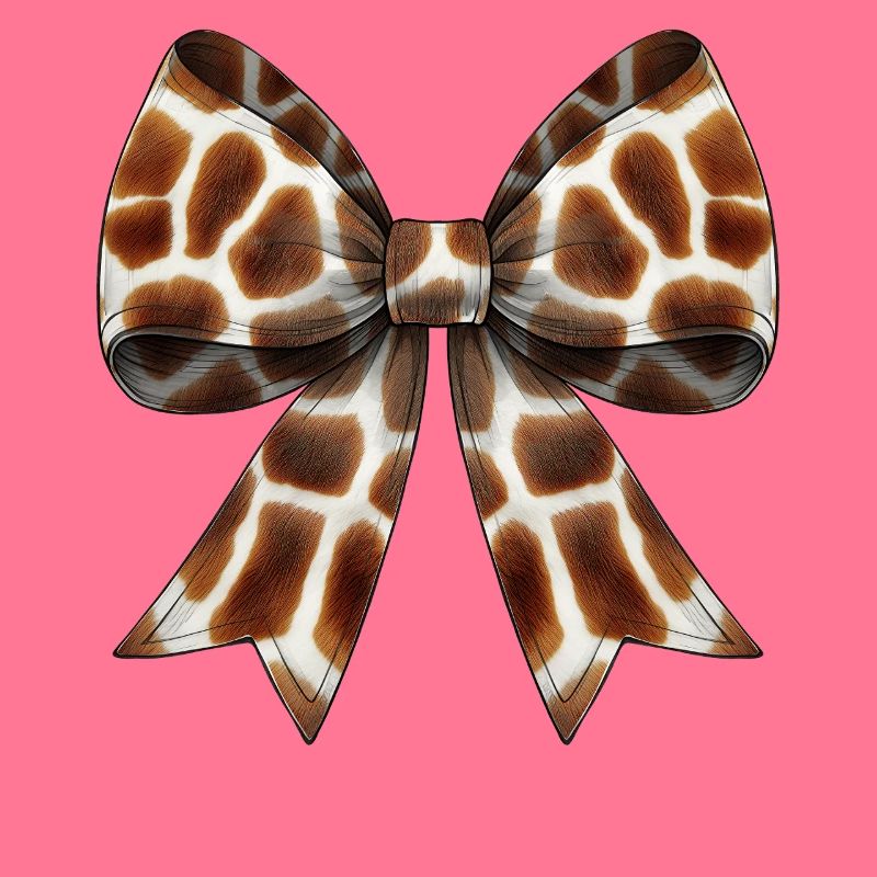Coquette Bogen Giraffe Druck Mädchen Mutter