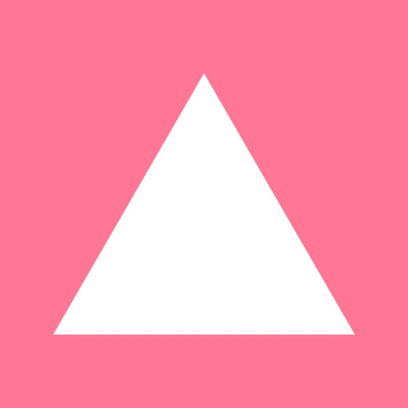 Triangle Triangle Blanc
