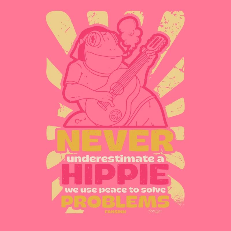 Peace solves all problems Hippie