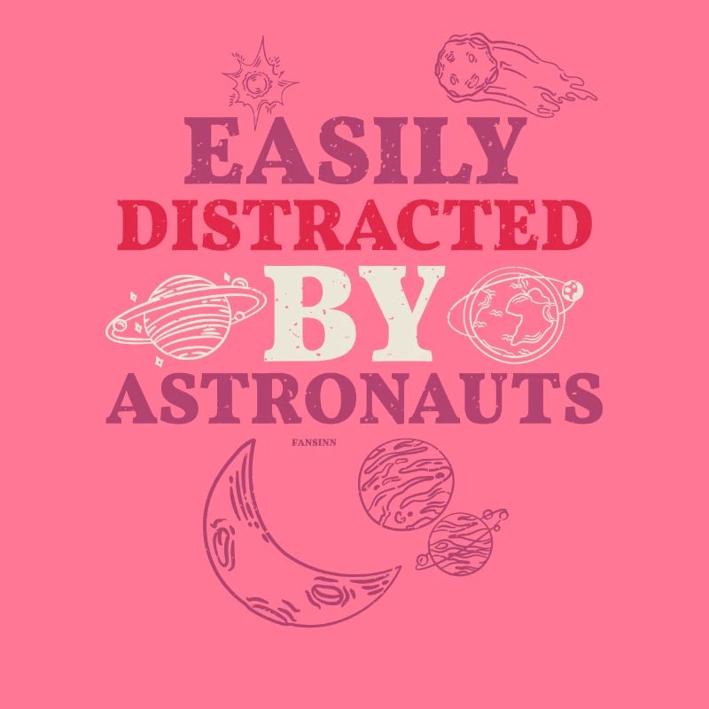 simplement distrait par les astronautes