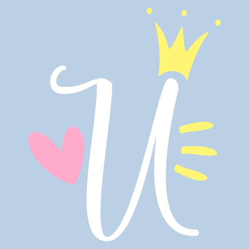 Letter U Initial Letter Crown