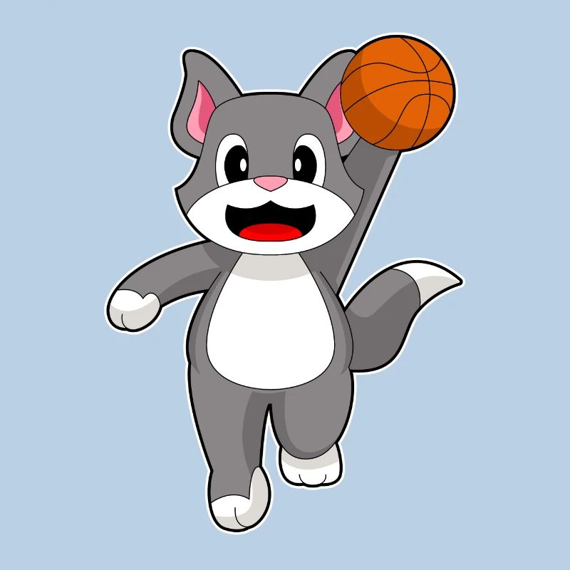 Chat Basketteur Basketteur