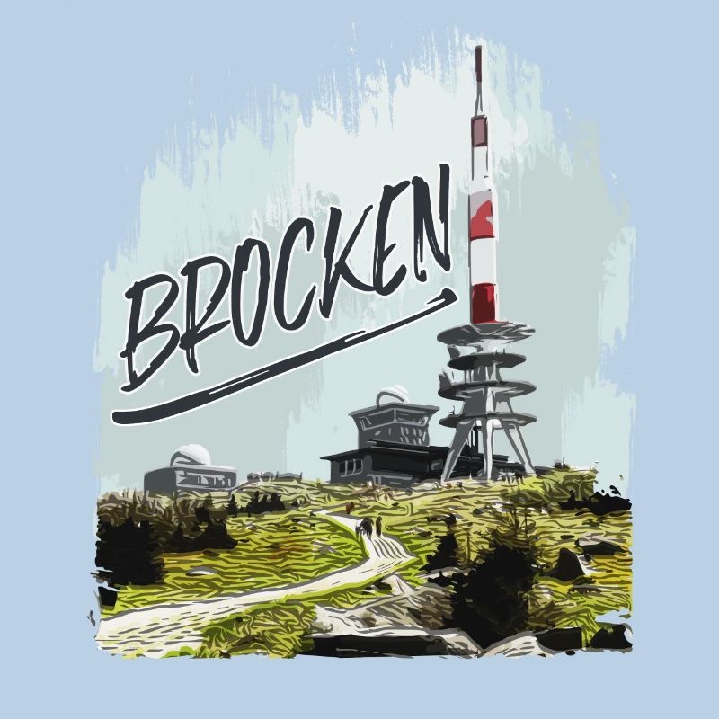 Brocken transmitter and second-hand shop