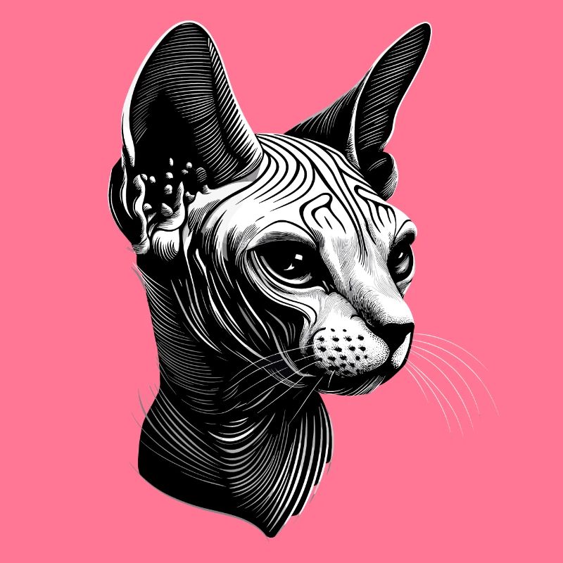 Chat Sphynx Chat Sphynx Chat Canadien Mignon Sphinx