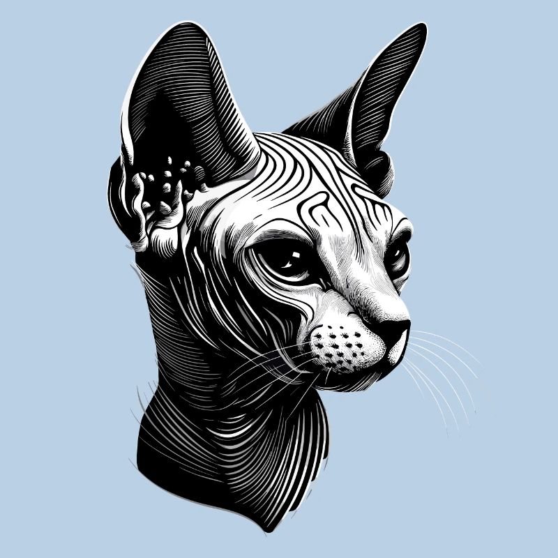 Chat Sphynx Chat Sphynx Chat Canadien Mignon Sphinx