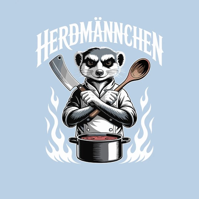 Herdmannchen Kochen Lustiger Koch Herdmannchen