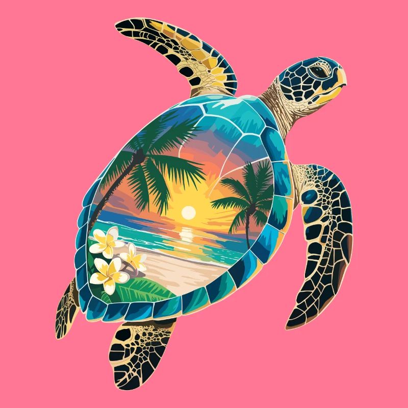 Turtle Waves Surf Turtle Surfer Turtles