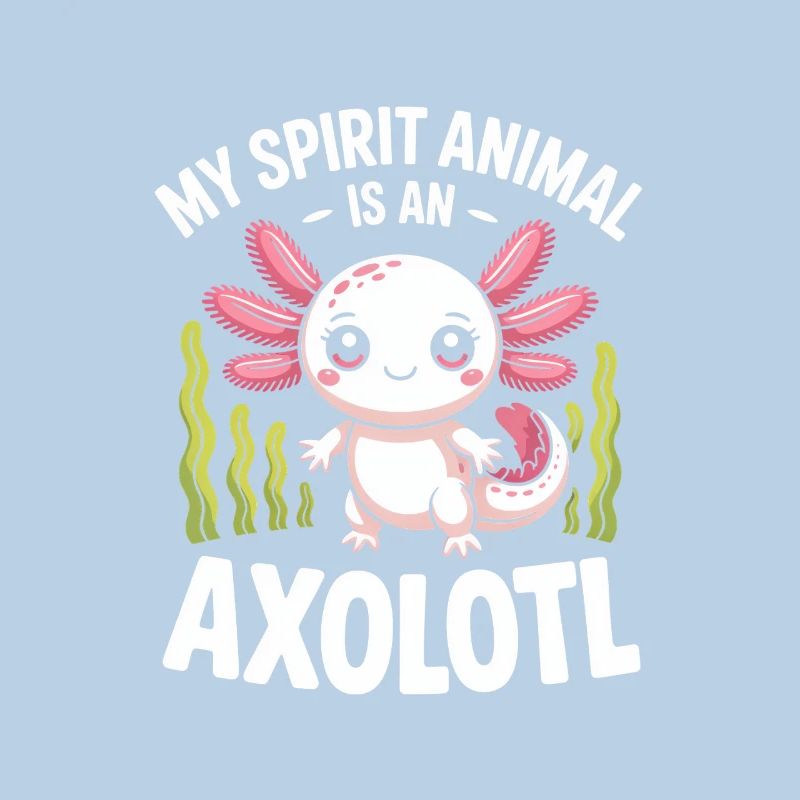 Axolotl Geisttier-Tee
