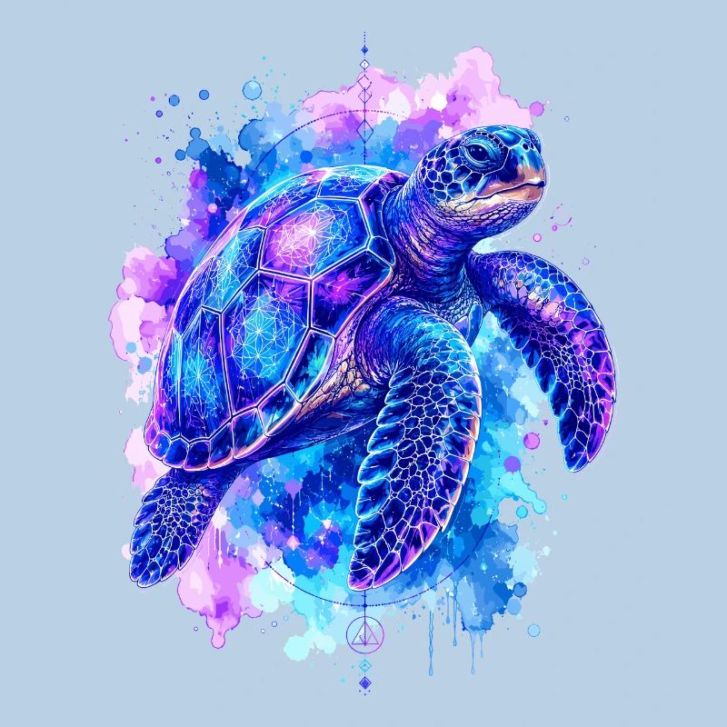 Sea turtle, turtle, water turtle