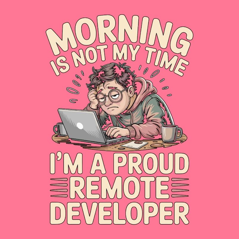Remote Developer Morning Is Not My Web Developer