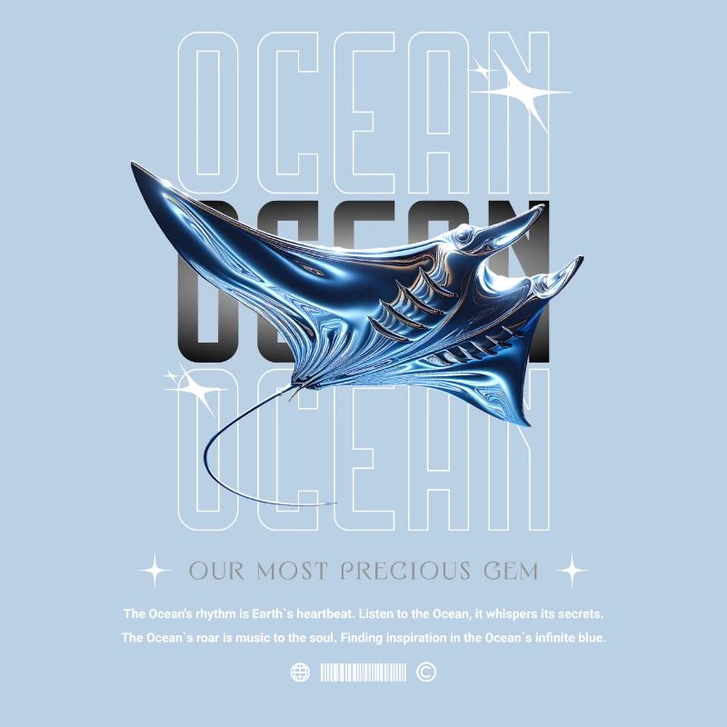 Ocean Manta Kostbarer Schatz