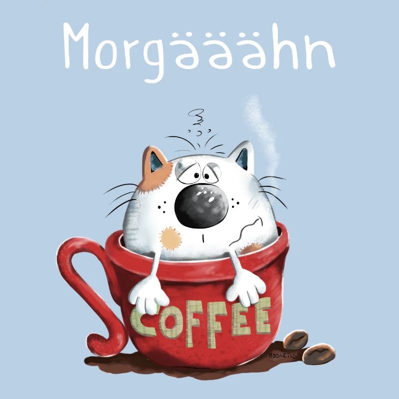 Morgähn Kaffee - Katze - Comic