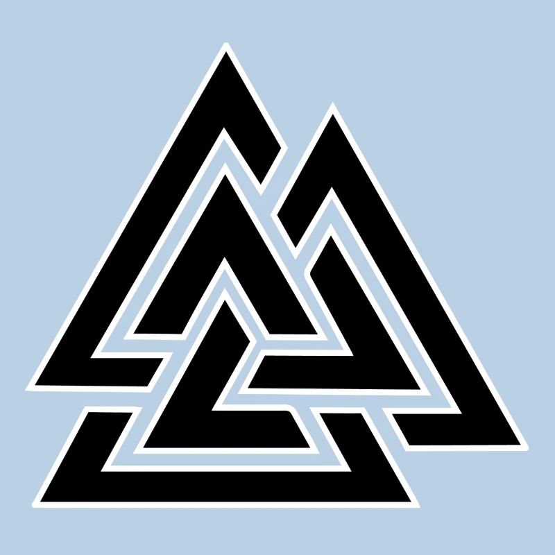 Triangular intertwined pattern