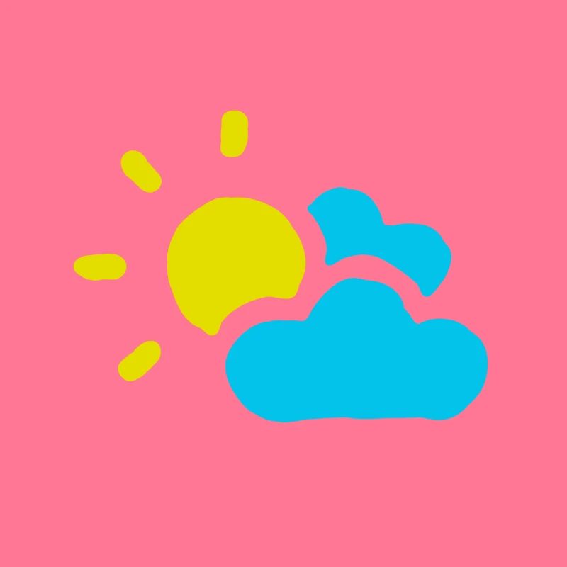 Cloudy sun clouds sky summer spring