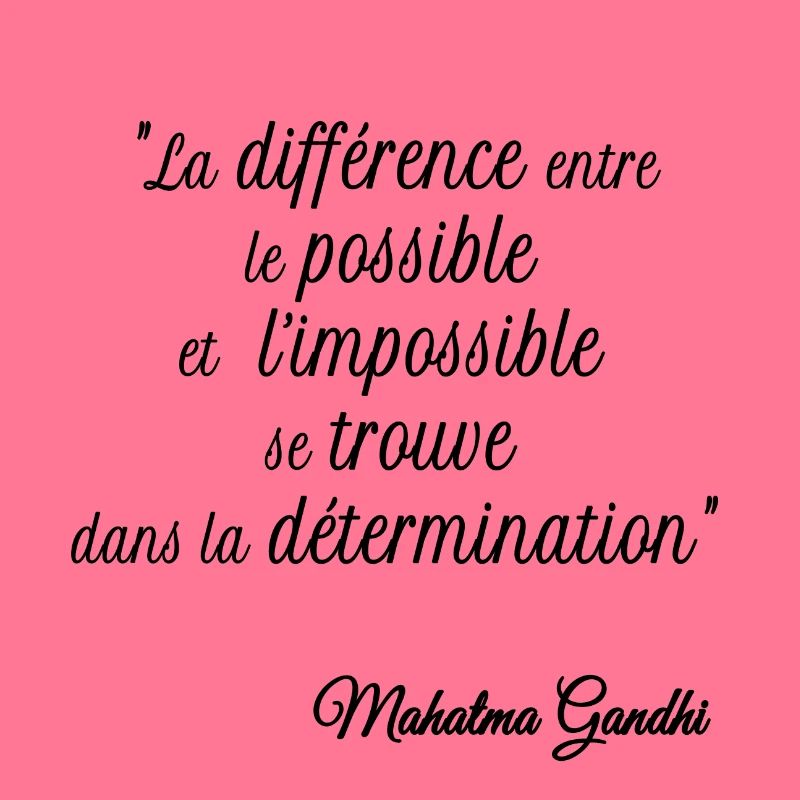 La différence entre le possible et l impossible