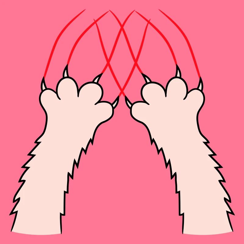 Chats, Griffes, Pattes, Pattes, Griffes, Griffures, Rayures