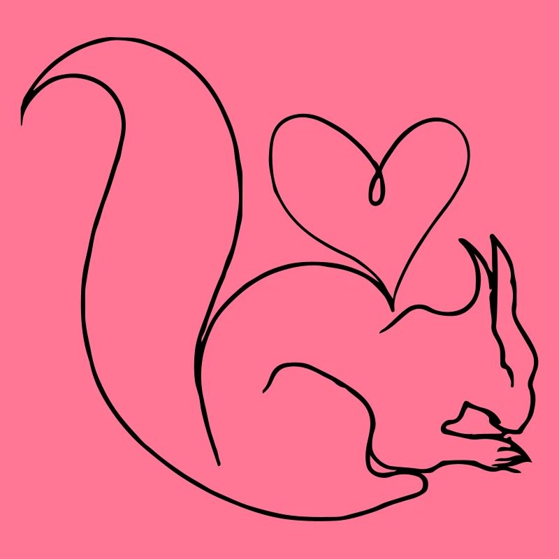 Eichhörnchen Herz