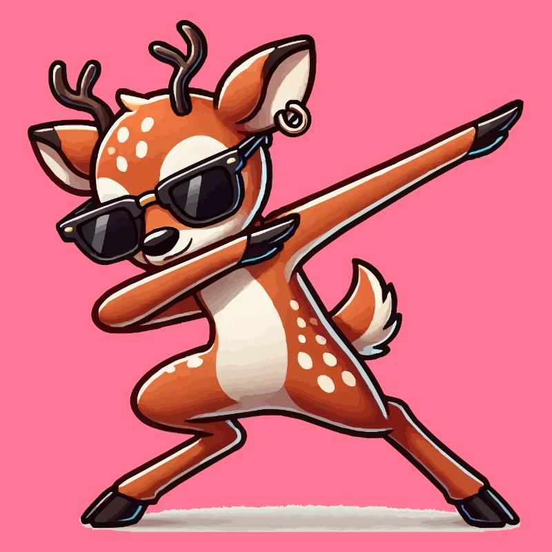 Deer Comic Dabbing