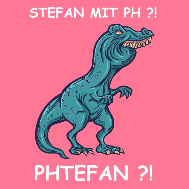Blauer Dino mit Kick | Stefan