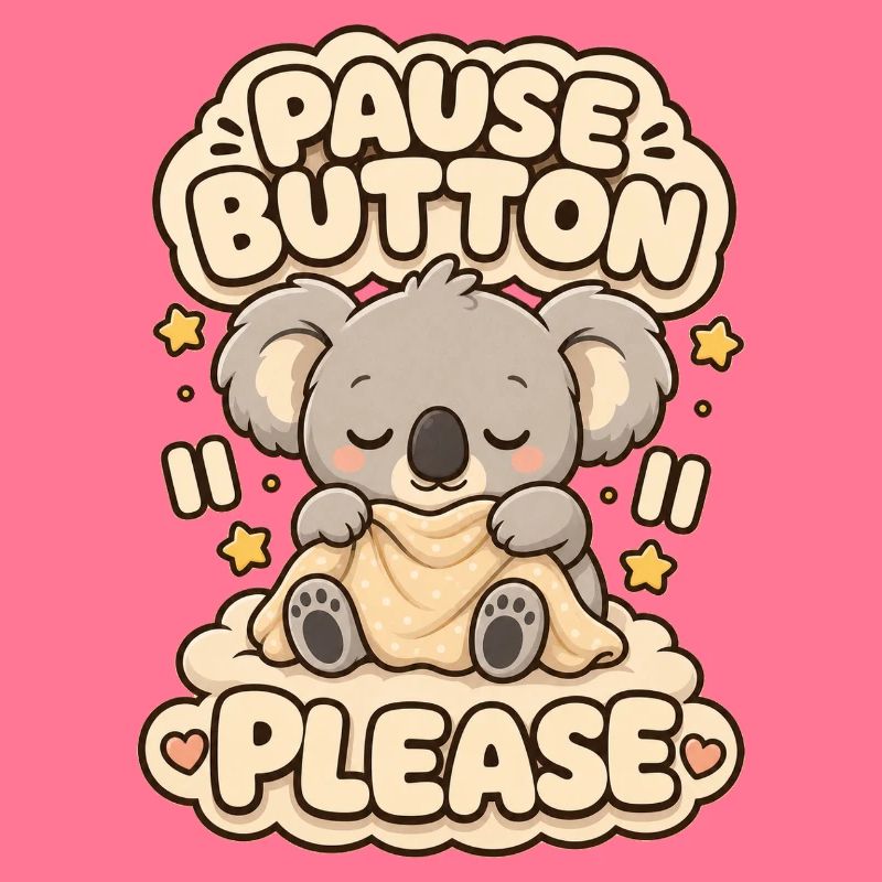 Pause Button Please Koala