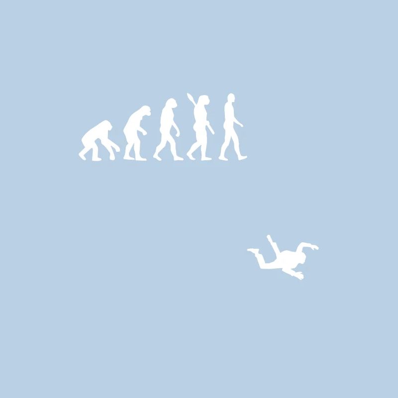 Skydiving - human evolution