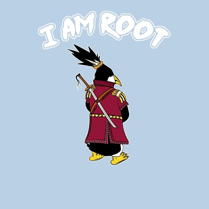 Linux Pinguin I Am Root Geeks Nerd Computer Ninja