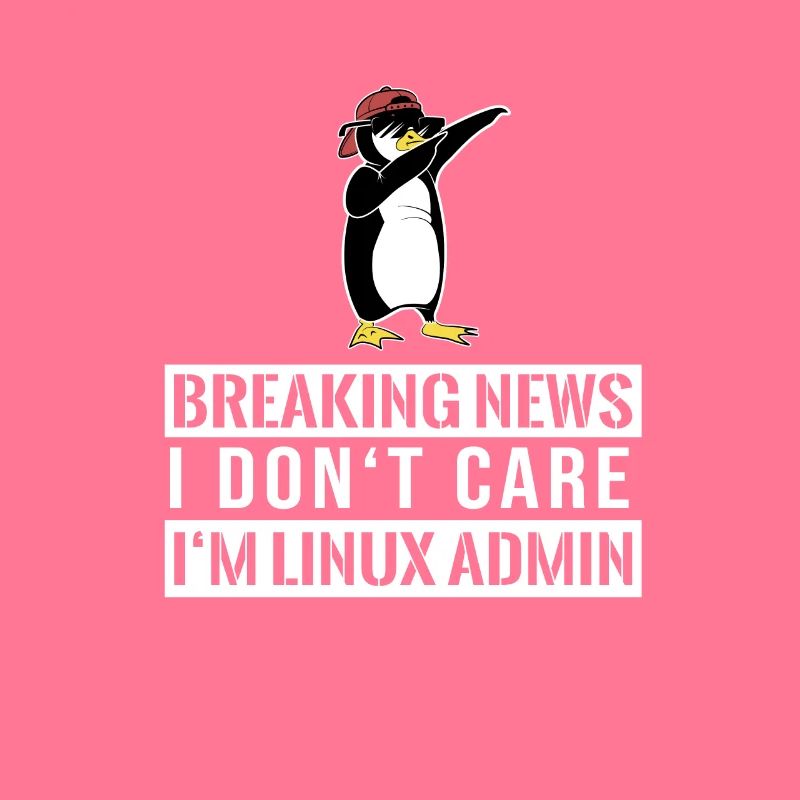 IT Nerd Linux Linux Pinguin Geek Software Engineer