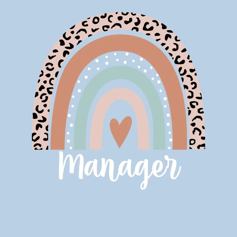 Manager Rainbow Leopard Drôle Manager Appréciation