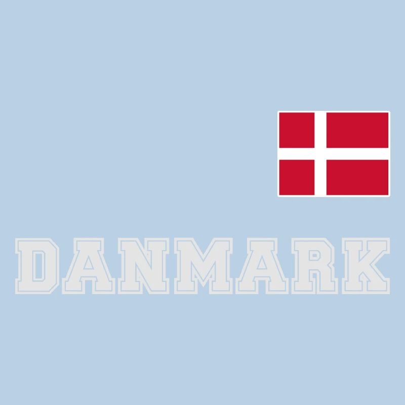 Look maillot du Danemark – DANMARK avec drapeau