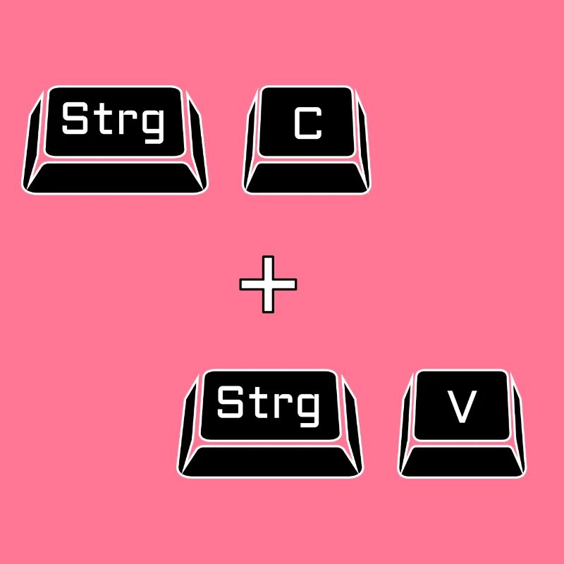 Ctrl c Ctrl v Clavier Ordinateur Copier Cadeau