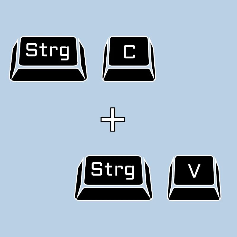 Ctrl c Ctrl v Keyboard Computer Copy Gift