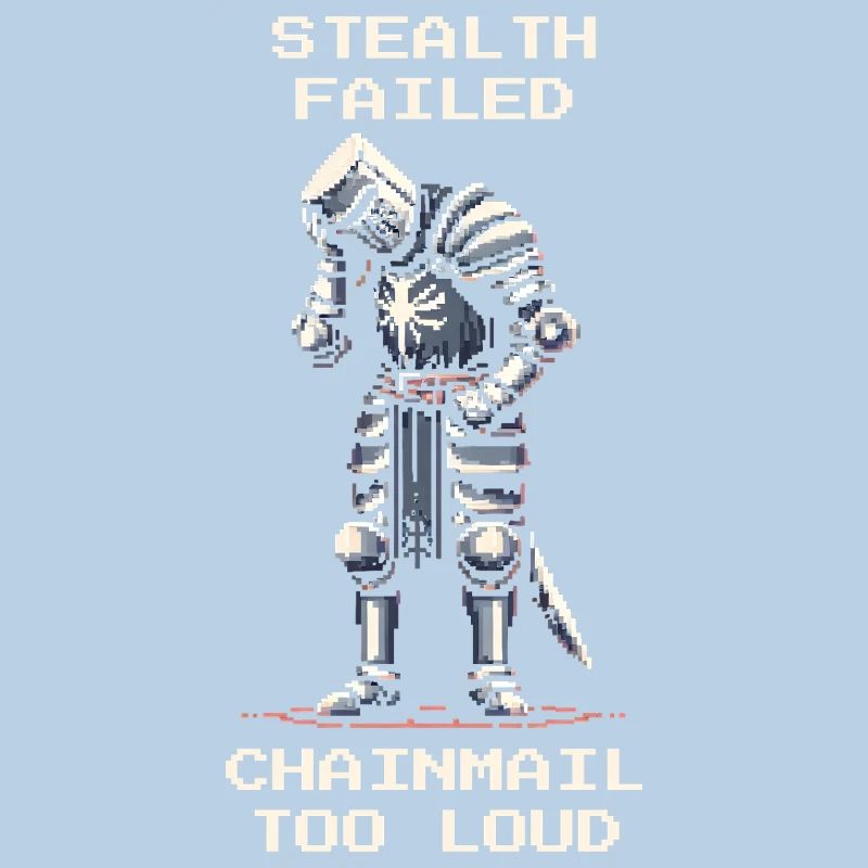 Stealth failed | Chainmail too loud - Knight