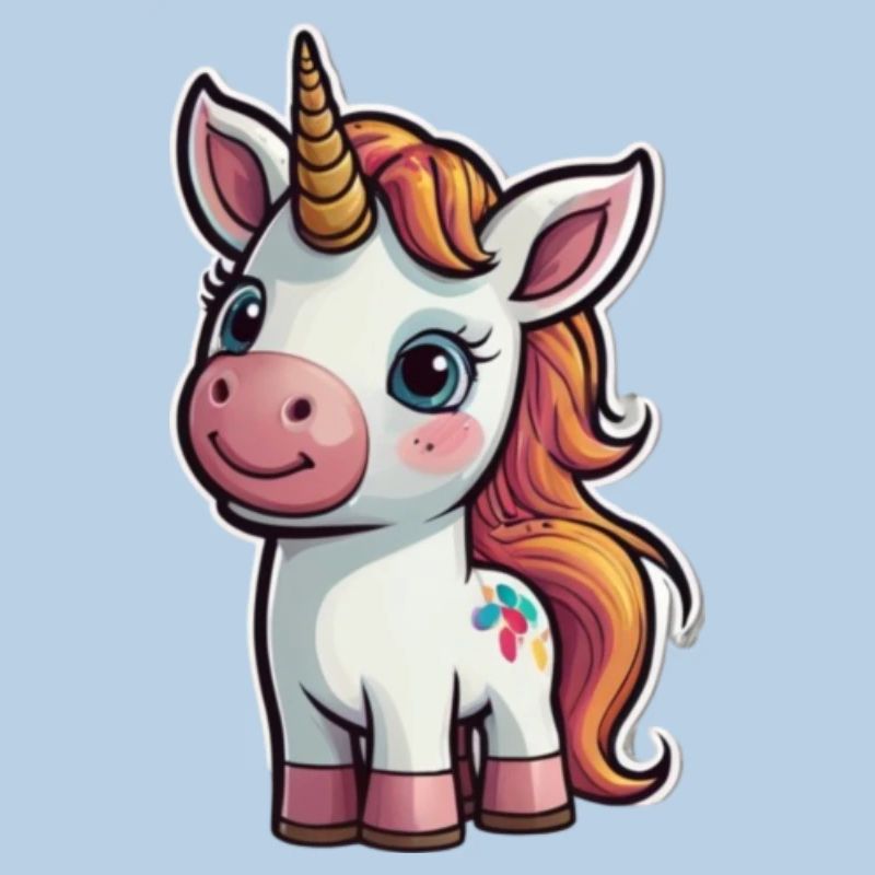 Comic-Einhorn