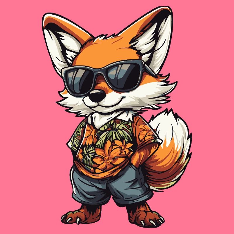 Fuchs Comic Urlaub