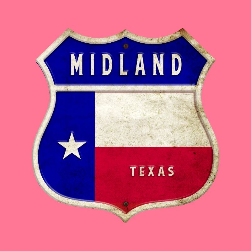 Design du drapeau Midland Texas