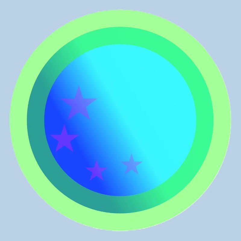 Conception de constellations bleues célestes