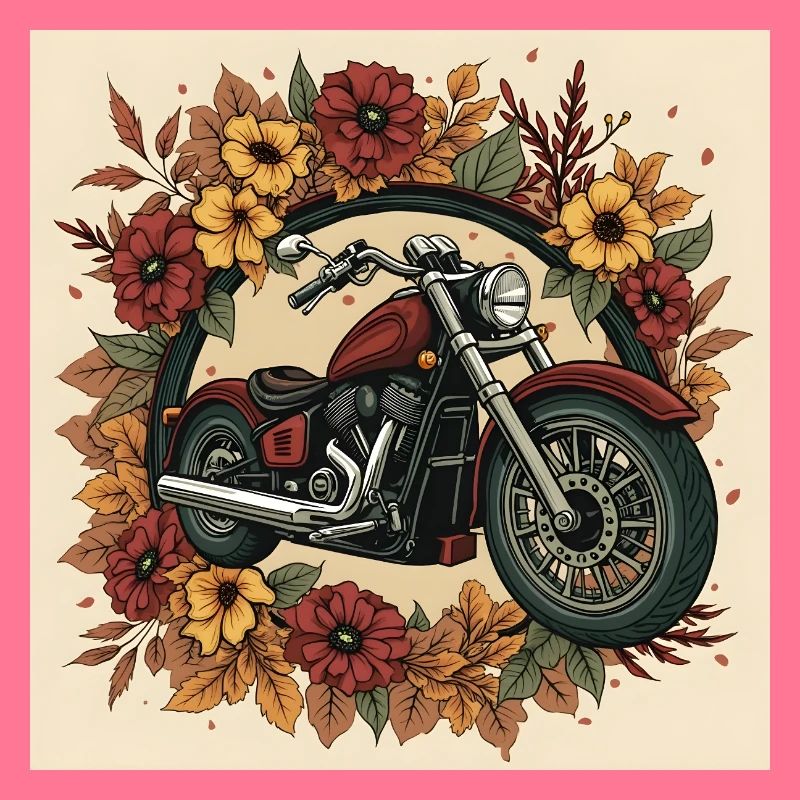 Roue de fleurs d’impression en bloc
