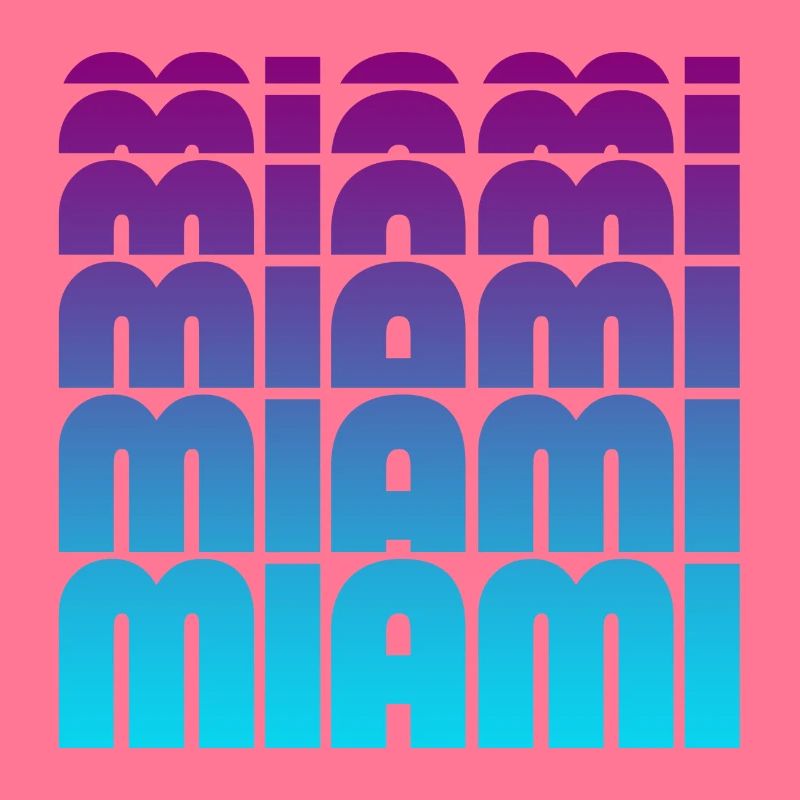 Miami Gradient Grid