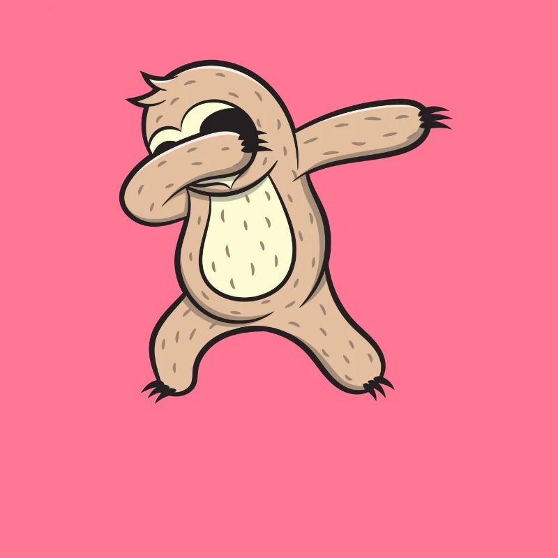 Dabbing Sloth Dab Dance Dancing HipHop Gift