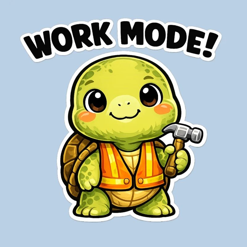 Arbeitsmodus Schildkröte Bauheld