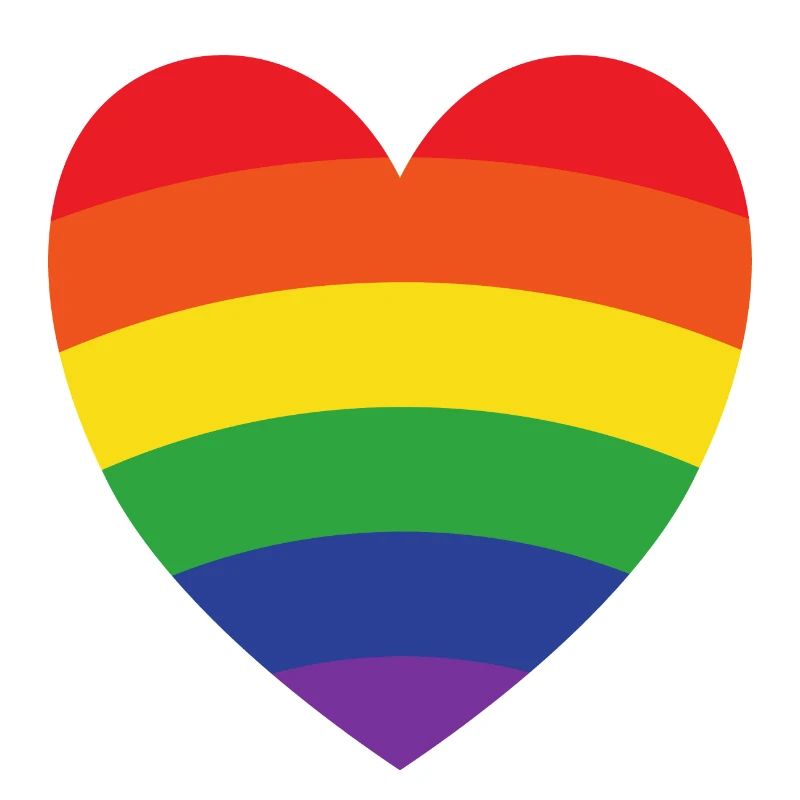 Rainbow heart | LGBT | gift idea