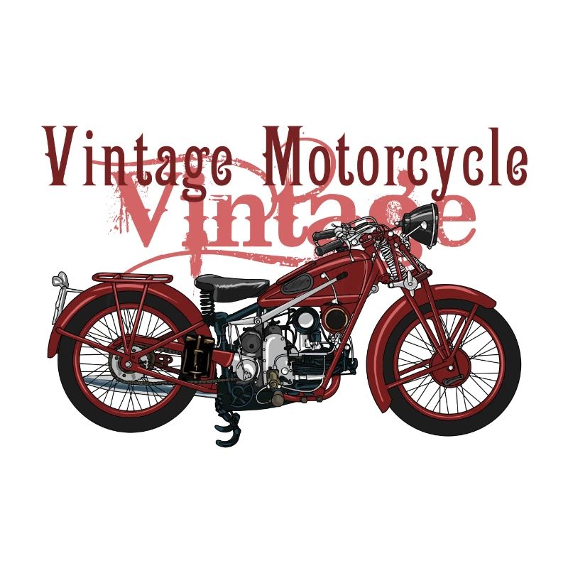 Retro motorcycle