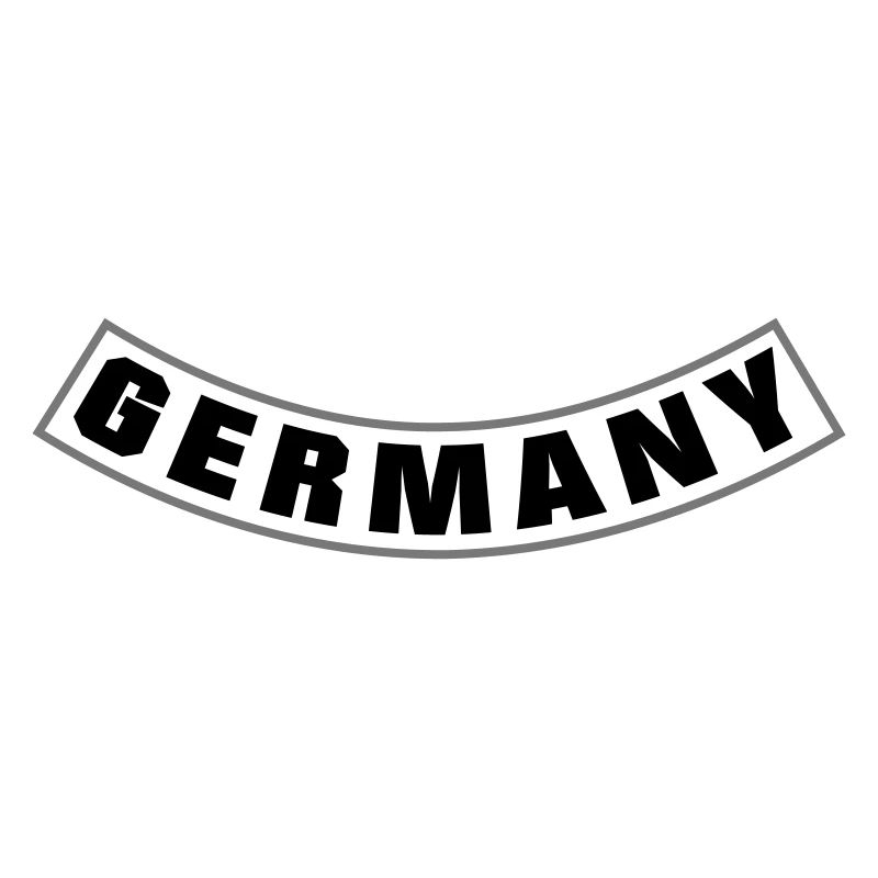 Germany Rocker Patch Bottom Rocker