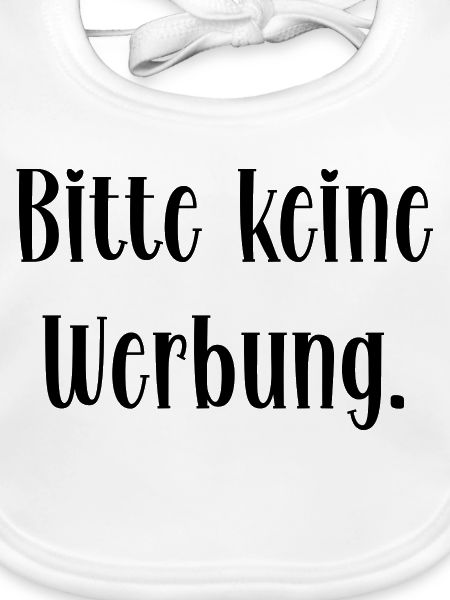 Bitte keine Werbung