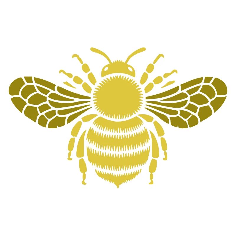 Golden Bee Pattern