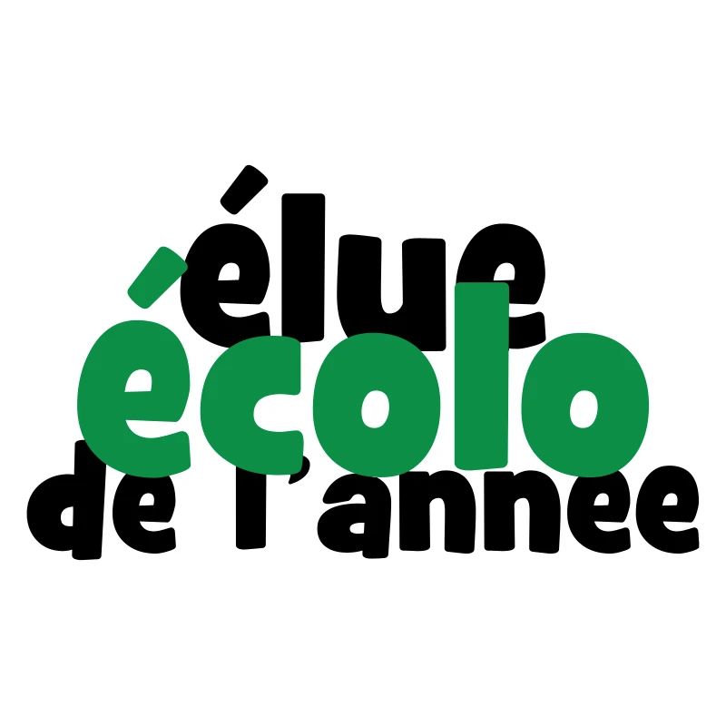 Distinction Elue Ecolo Année Typo