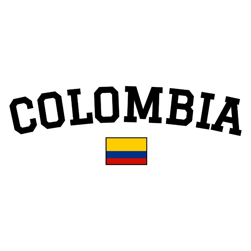 Drapeau de la Colombie Noir