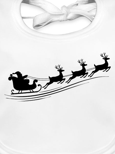 Weihnachtsmann Schlitten Rentiere