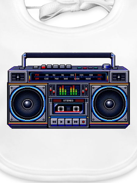 Pixel-Art Ghetto Blaster