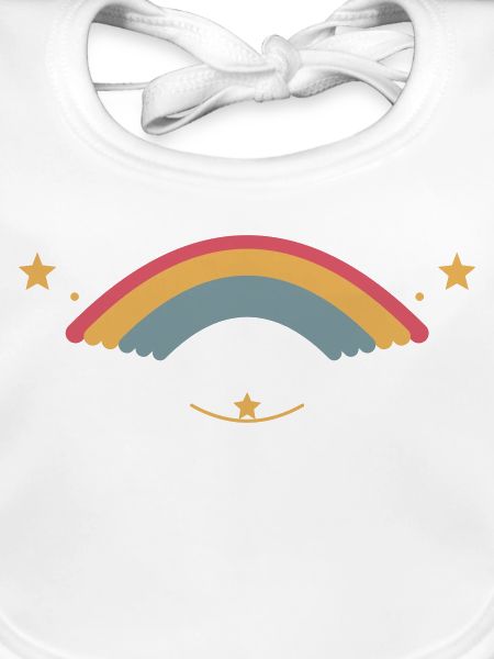 Pastellregenbogen mit Sternen